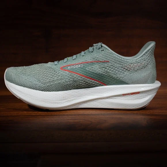 Brooks Hyperion Elite 3 Men's Size 7 D Green Orange Running Shoes Sneakers - Picture 4 of 10